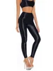 Sexy Shiny Pencil Pants Elastic Oil Glossy Tight Smooth Sheer See Through Leggings Dance Tights Candy Color Leotard 4