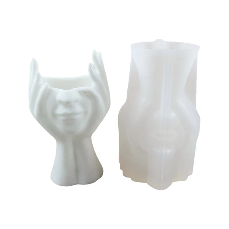 

LX9D Succulent Silicone Mold Human Body Vase Flower Pot Resin Epoxy Mold Homemade