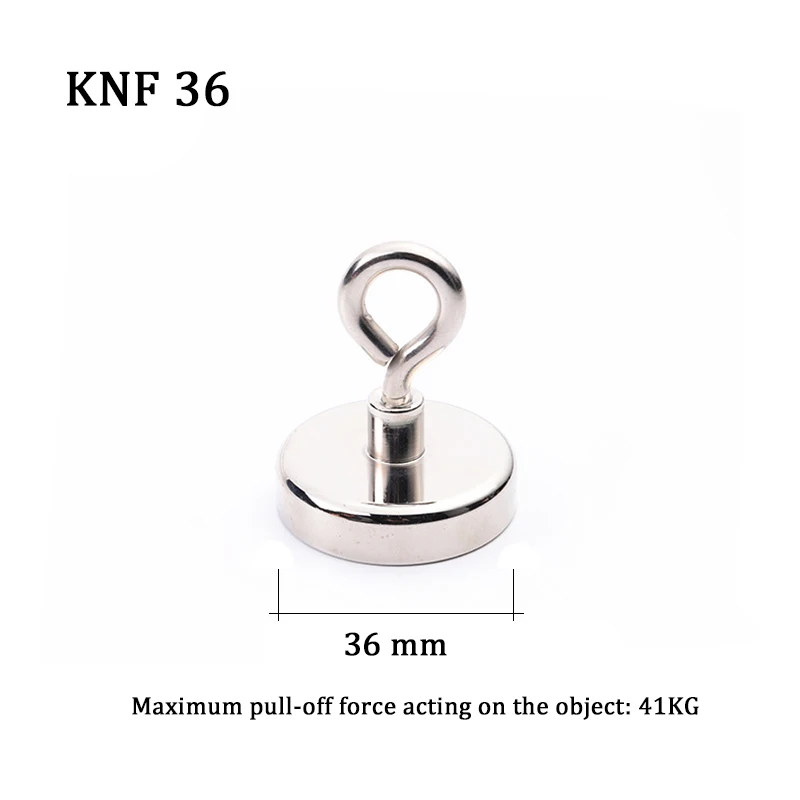 Super Strong Neodymium Fishing Magnets Magnetic Hooks Salvage Magnets  Neodymium Round Powerful Rare Earth Magnet Searcher - Magnetic Materials -  AliExpress