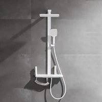 New Design Digital Display Shower System Bathroom Rainfall Temperature LED Shower Full Set Bathtub Waterfall Showers Faucet Suit 1