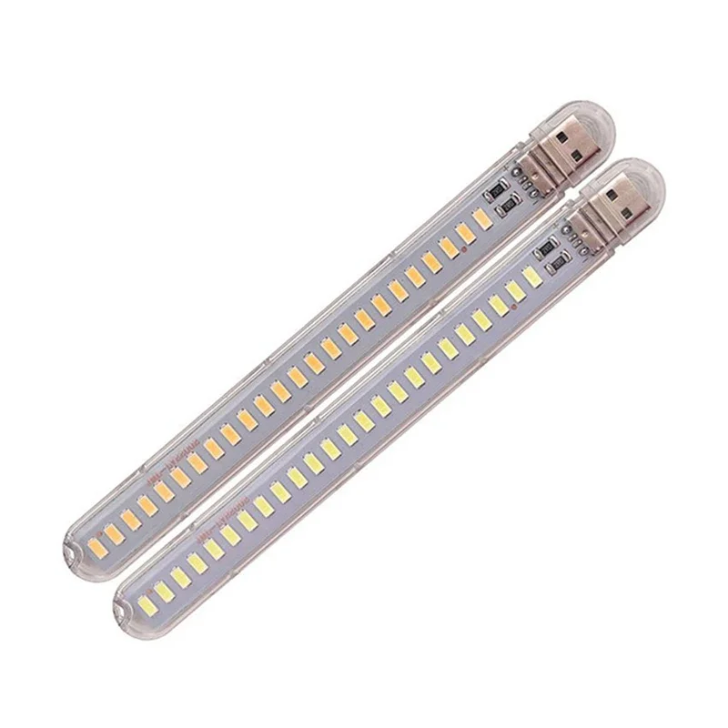 Portable 8/24 LEDs Reading Lights USB LED Night Light Mini LED Book Lamp 2PCS for Power Bank Laptop Camping Reading Lighting led light night light book light mini led light