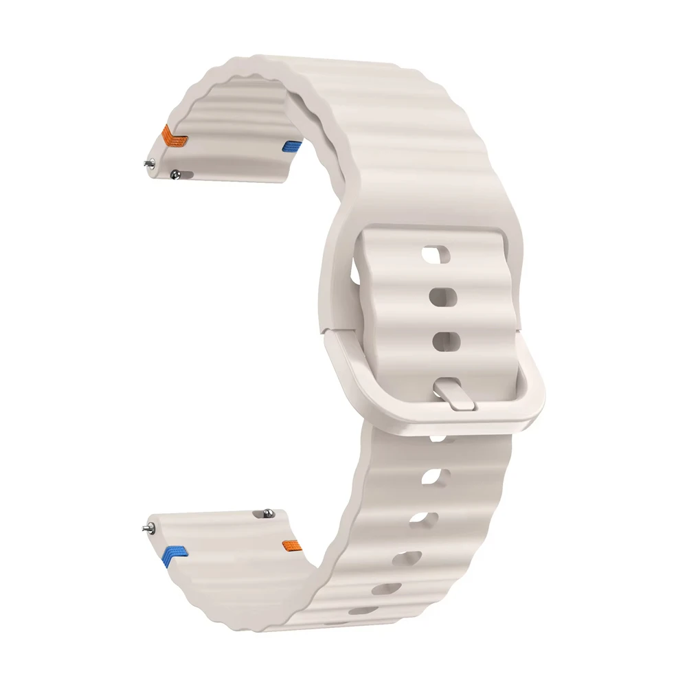 Enhanced Silicone Watch Band - 22MM Adjustable Wrist Strap in Multiple Colors