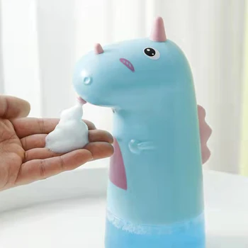 자동 거품 비누 디스펜서 충전 지능형 센서 어린이 손 세척 장치 욕실 비 터치 액체 비누 디스펜서