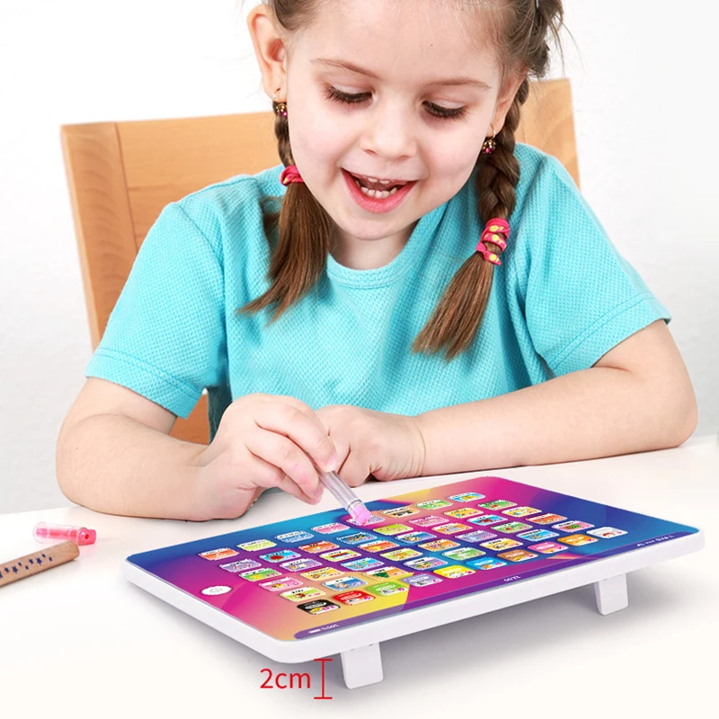 Kids Russian Alphabet Words Learning Toys Montessori Book Reading Learn Machines Preschool Early Sensory Educational Toys for Gi 2