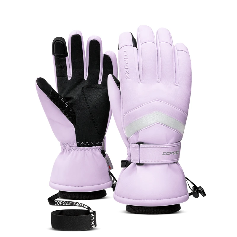 COPOZZ 22601 Winter Ski Gloves Hipora Diaphragm 3M Thinsulate Snowboard Gloves Thermal Warm Touch Screen Skiing Gloves Men Women