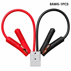 Heavy - Duty Insulated Battery Alligator Clip Cable for Power Connections, 40cm (8AWG - 1PCS)