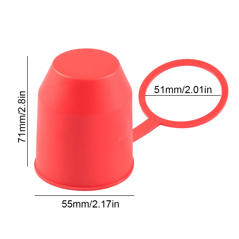 Tow Bar Ball Hitch Cover Dustproof Ball Protection Cap Locking Ring Caravan Trailer Protection Waterproof For Car Head