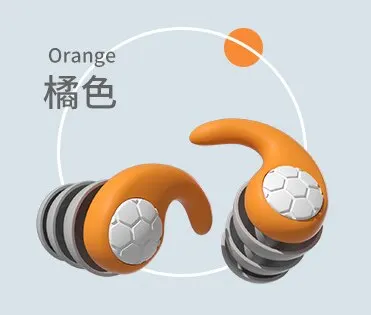 6 Paia Tappi Per Orecchie In Silicone Morbido Riutilizzabili, Protezione Udito Per Dormire, Studiare, Nuotare, Viaggiare, Blu