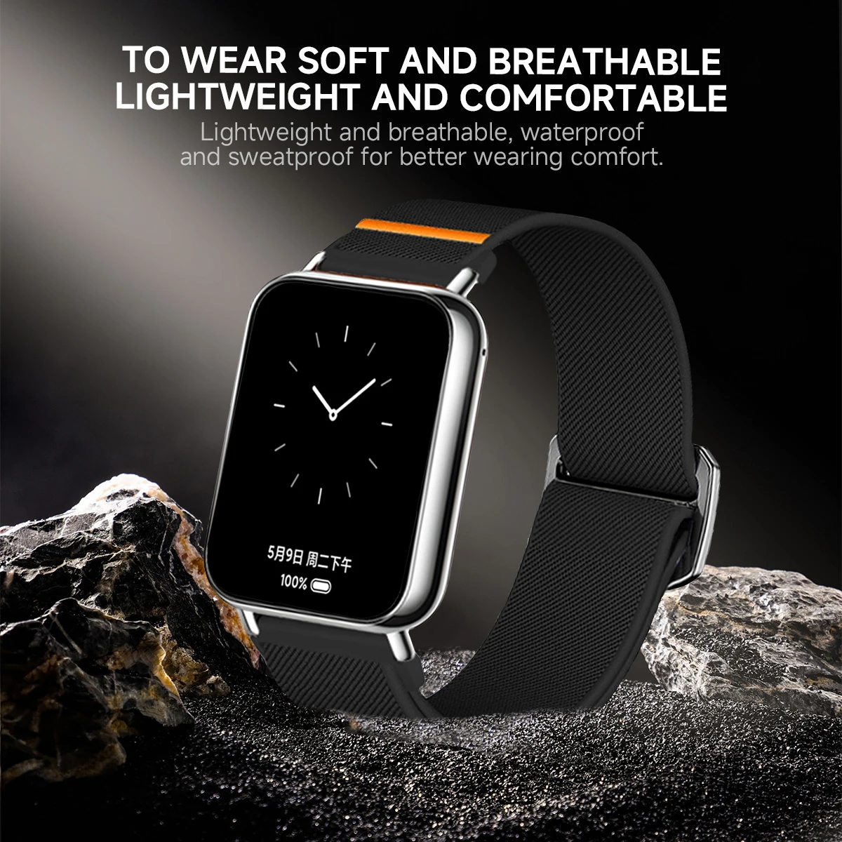 Breathable Nylon Loop Strap - Versatile Sport Watchband Replacement
