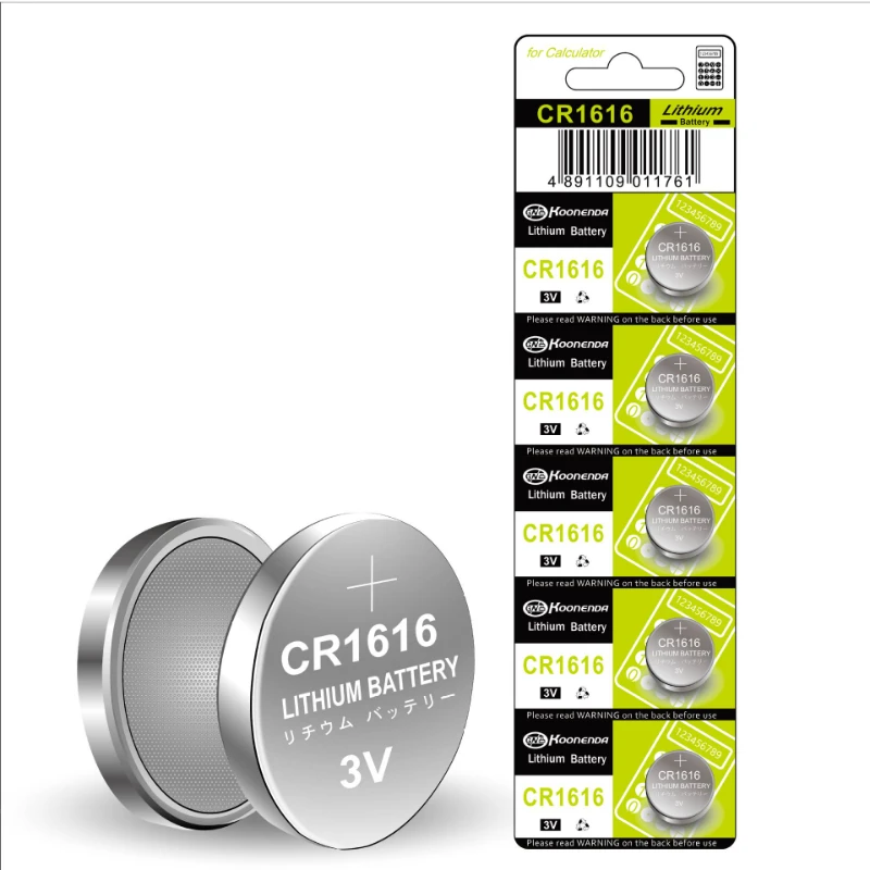 Piles au Lithium 3V CR1616, 100 pièces, bouton de Protection de  l'environnement, pour clé de télécommande d'alarme de voiture