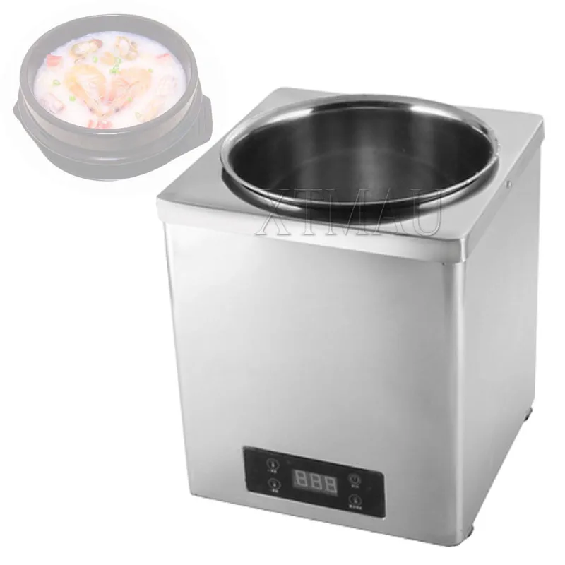 

220V/600W Electronic Soup Pot Stainless Steel Milk Warmer Pearl Pot 7L Pearl Tapioca Flour Thermal Insulation Pot