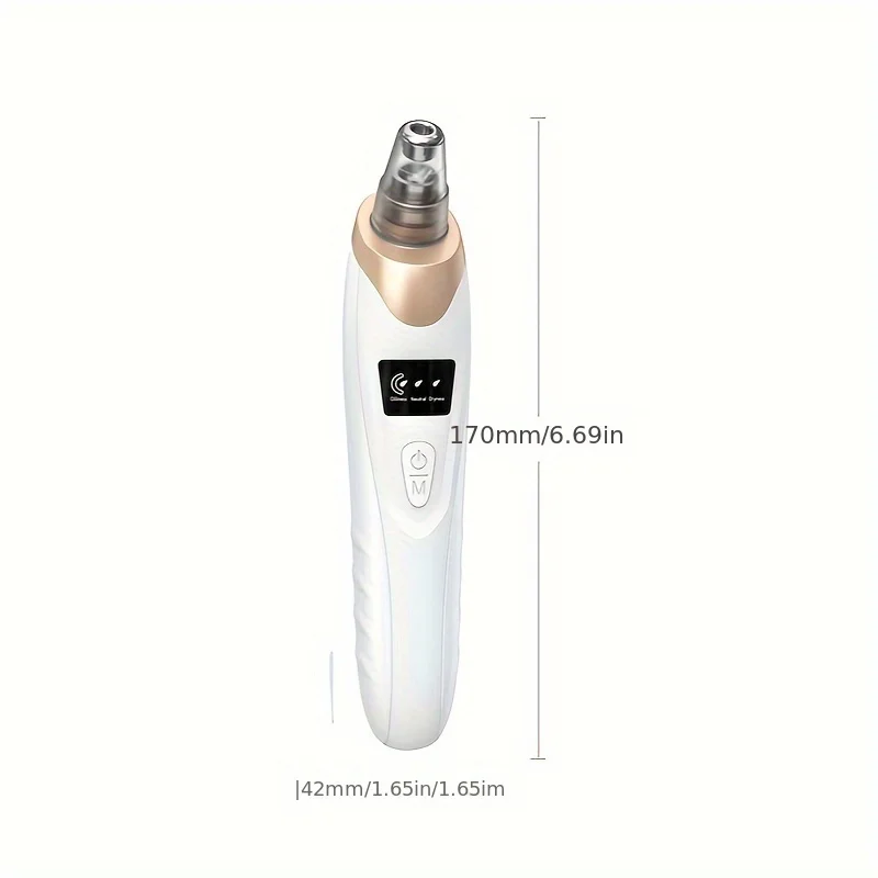 Blackhead Remover Facial Pore Cleanser Acne Remover Blackhead Remover Pore Vacuum 5 Suction USB Rejected Facial Pore Cleaner Kit For Adult Acne Extractor Tool