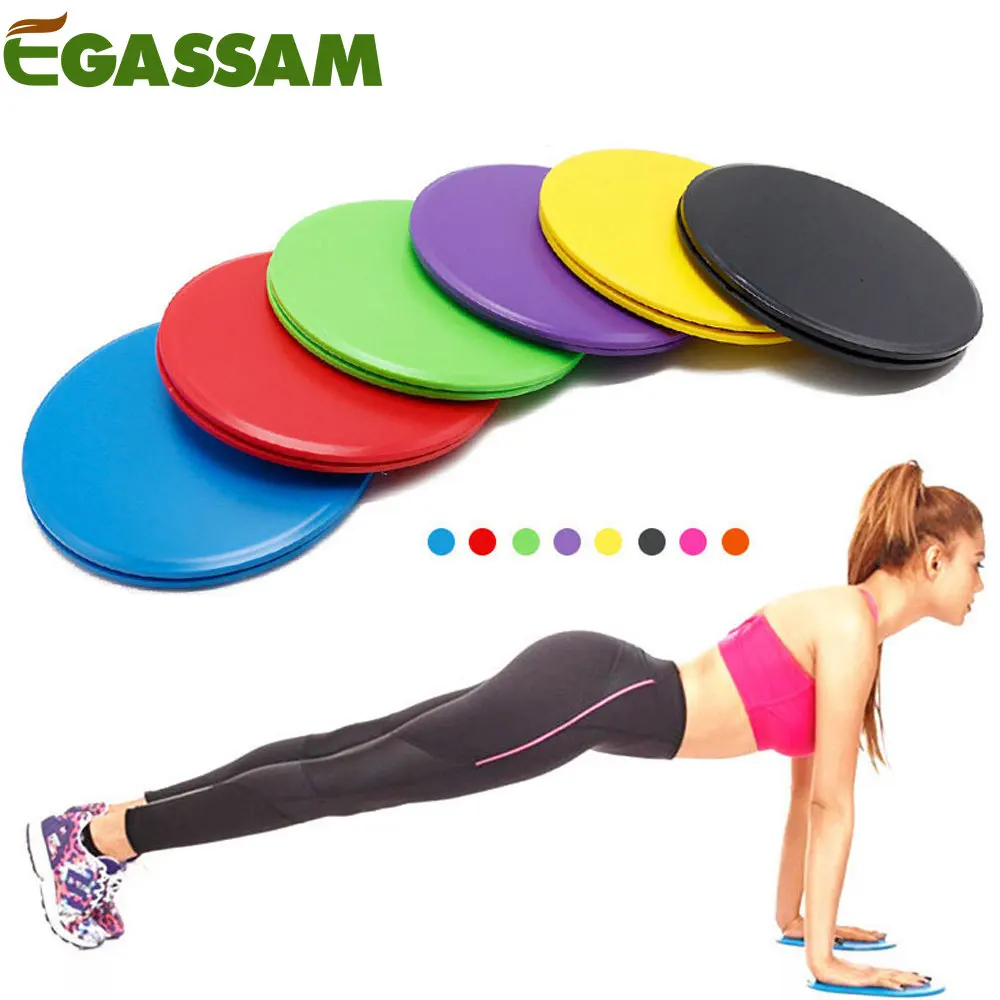 Exercise Core Sliders, Dual Sided Exercise Gliding Discs Use on Carpet or Hardwood Floors, Perfect for Abdominal&Core Workouts