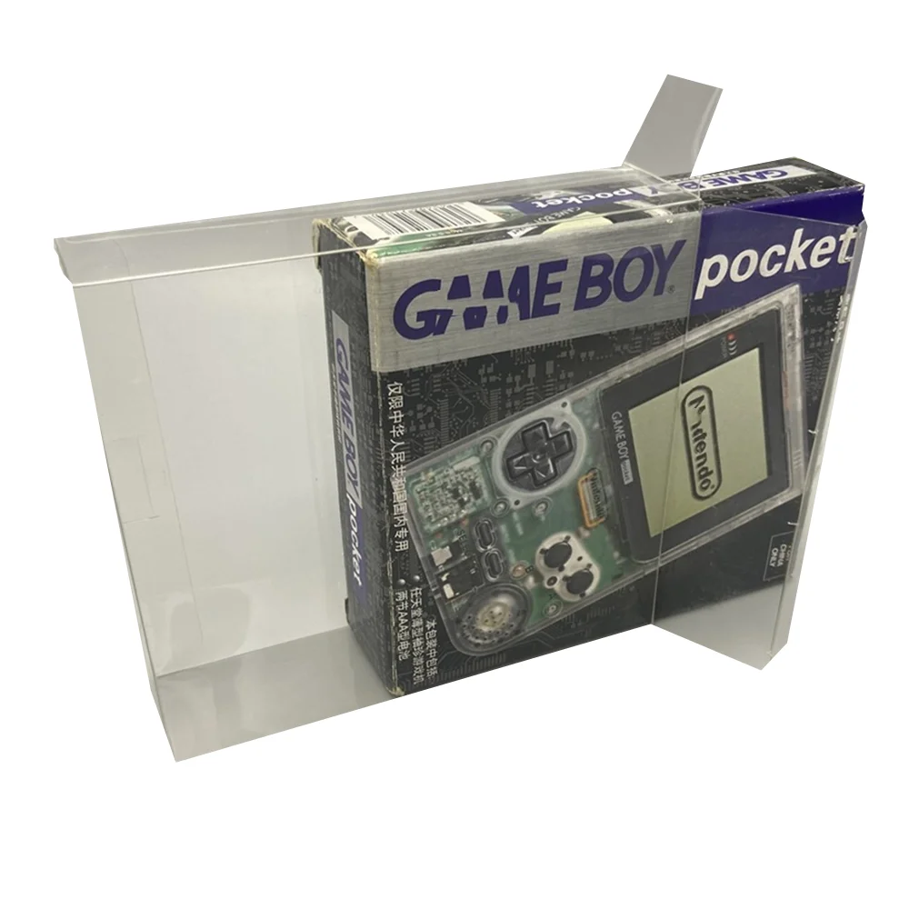 Espositore Da Collezione Per Gbp/Nintendo Game Boy Pocket Game Storage Scatole Trasparenti Tep Shell Clear Collect Case