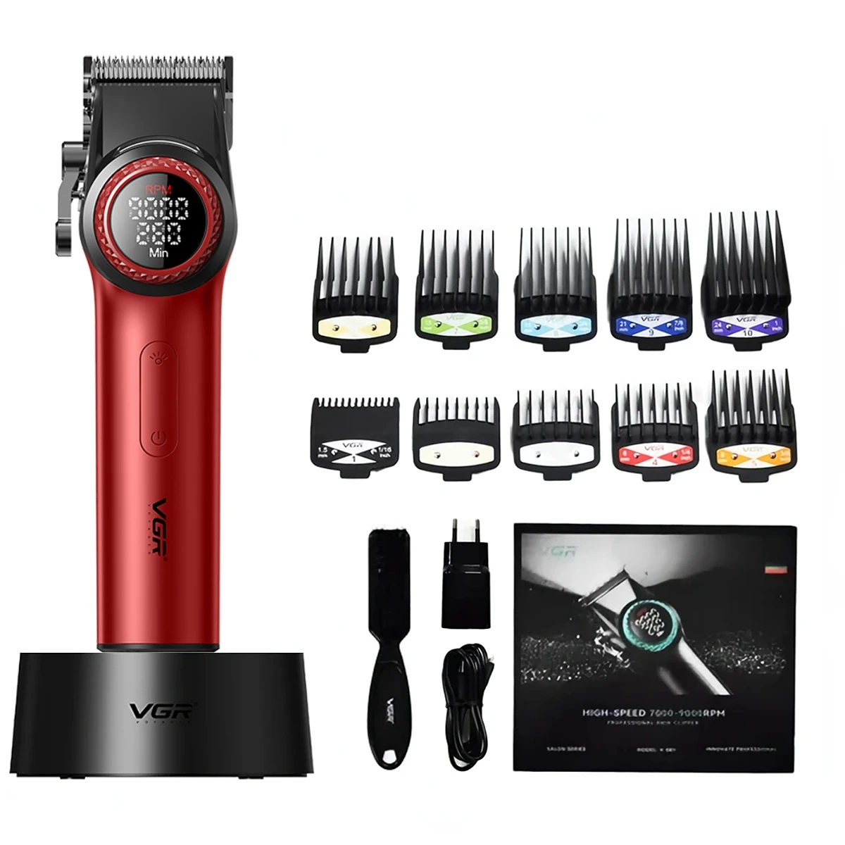 VGR مكينة حلاقه رجالي ماكينات قص الشعر الأكثر مبيع...