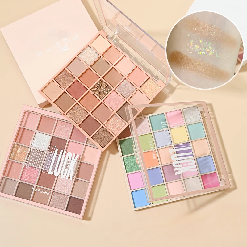 Cool Low Saturation Pure Wind 25 Color Eyeshadow Plate 2024 New Pearl Matte Color Ins Affordable Makeup 3