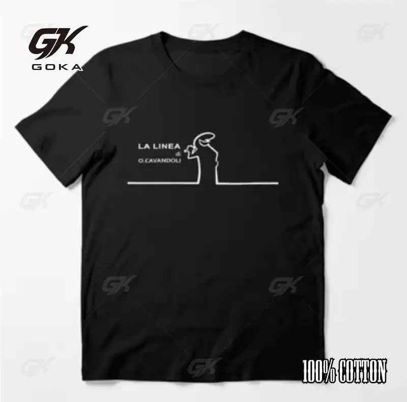 Summer T Shirts for Men Balum La Linea Funny Graphic Tshirt Cotton Comfortable Premium Camisetas Unisex Streetwear Fashion