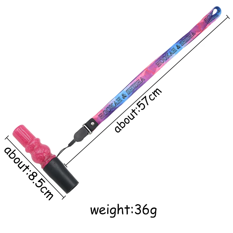 Hookah Accessories Hookah Mouthpieces Hookah Mouthpieces Water Hookah Sheesha Chicha Narguile Shisha Silicone Hang Rope Strap Resin Mouthpieces