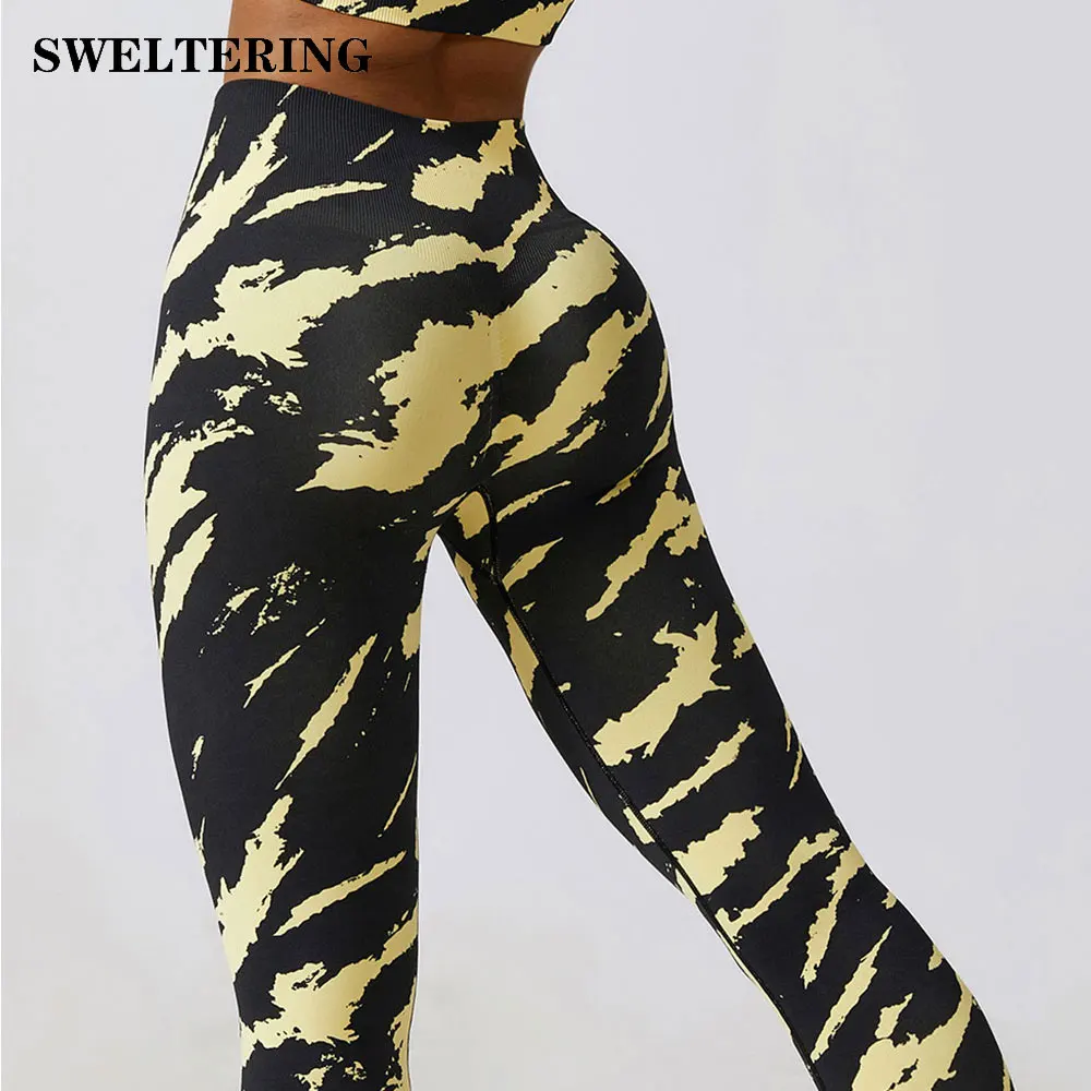 Tie Dye Legging High Waist  Tie Dye Seamless Leggings - New Seamless  Leggings Women - Aliexpress