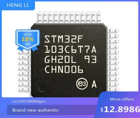 

100% NEW Free shipping STM32F103C6T7A STM32F103C6T7 STM32F103C6T7ATR MCU 32KB