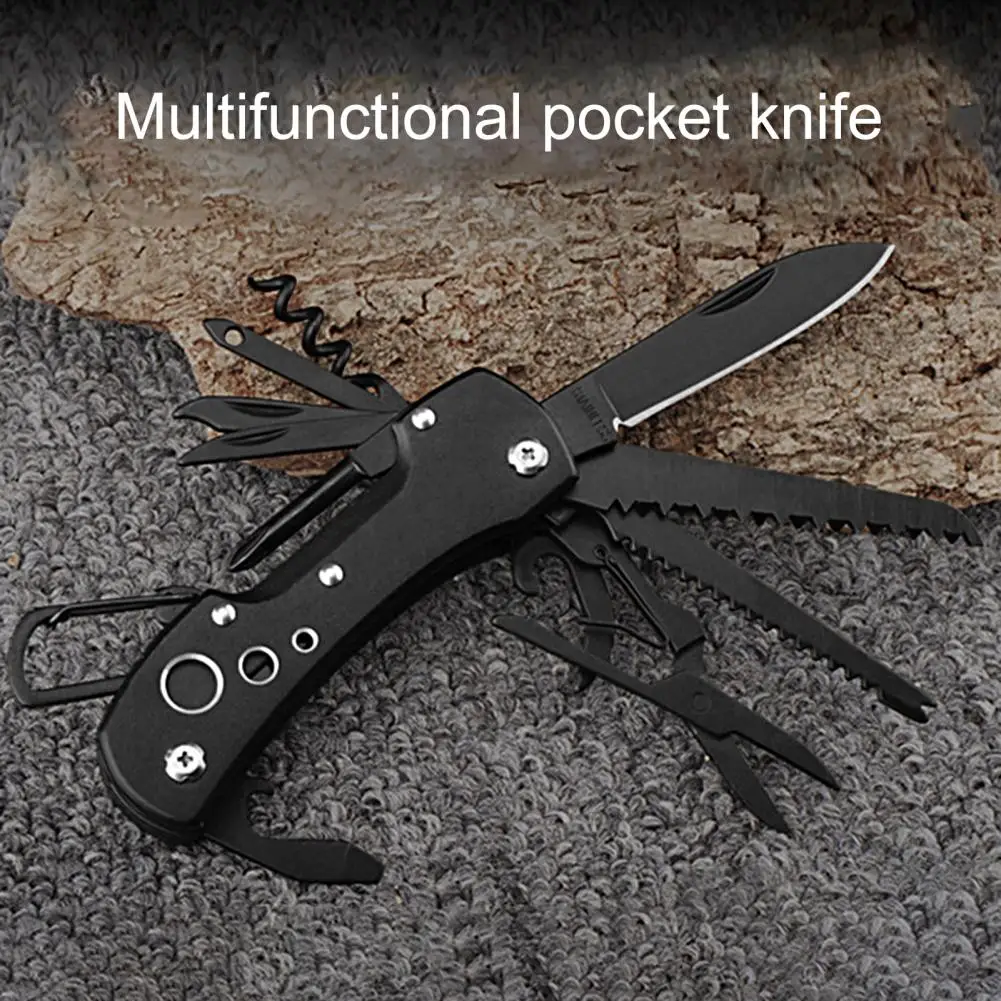 Outil Multifonction Pliant 15 En 1 - Acier Inoxydable - Pour EDC, Camping Ou Bricolage