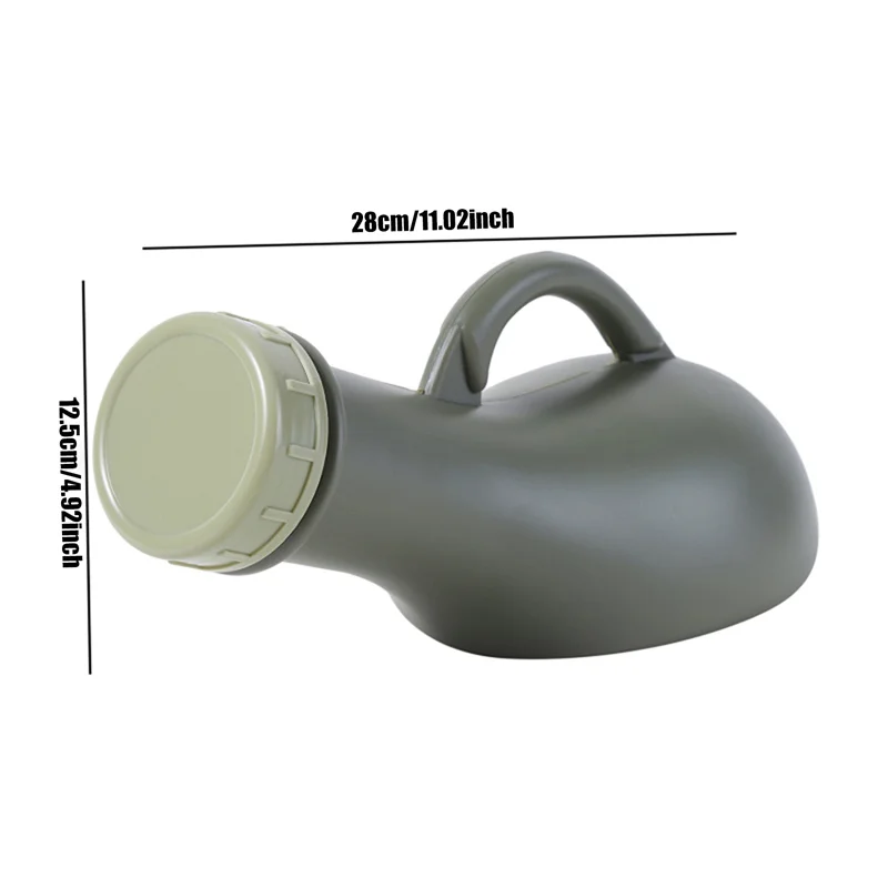 Portable Urinals For Men With Lid Travel Toilet Reusable 1000ml Male Urinal Pee Bottles Mens Potty For Elderly Driving Car male urinal