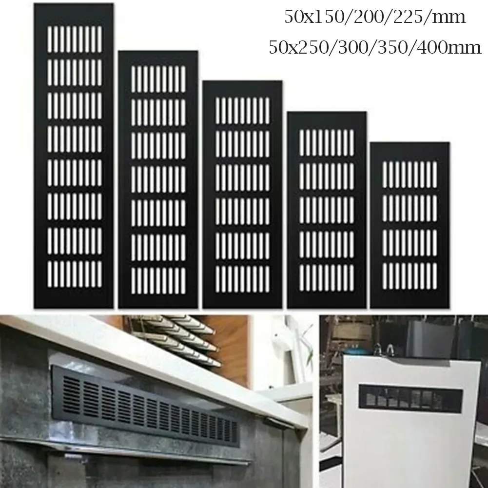 Air Vent Grille Household Wall Ventilation Cover 50*150-400mm Aluminum for Cupboard