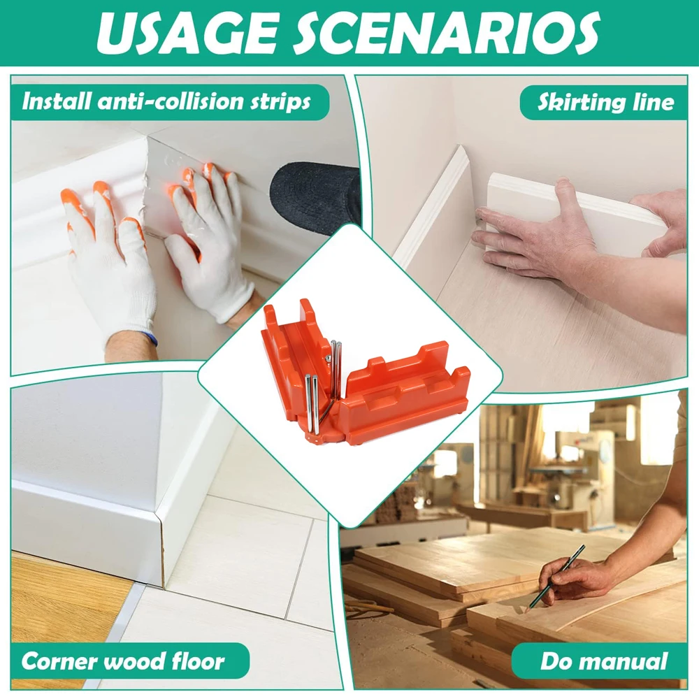 2 In 1 Miter Measuring Angle Sawing Cutting Tool 85-180°Measuing Bevels Measurement Precise Cutting Woodworking Hand Tools