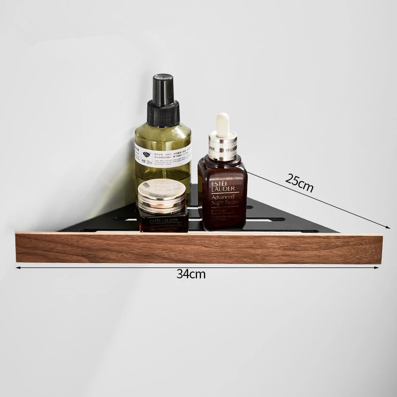 Walnut Wood Black Bathroom Hardware Set Towel Rack Toilet Paper Holder Towel Bar Robe Hook Shelf Bathroom Accessories toilet paper holder towel hook bathroom hardware set bathroom hardware accessories