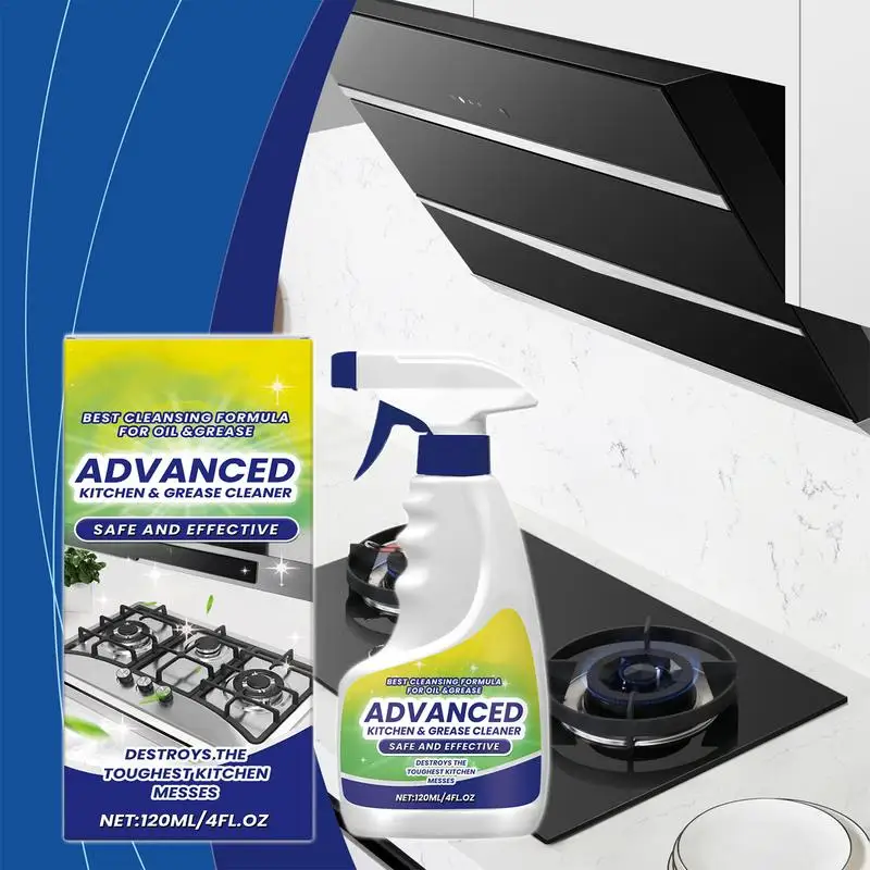 Stove foam cleaner 120ml foam spray decontamination cleaner spray kitchen stove multi-function cleaning liquid