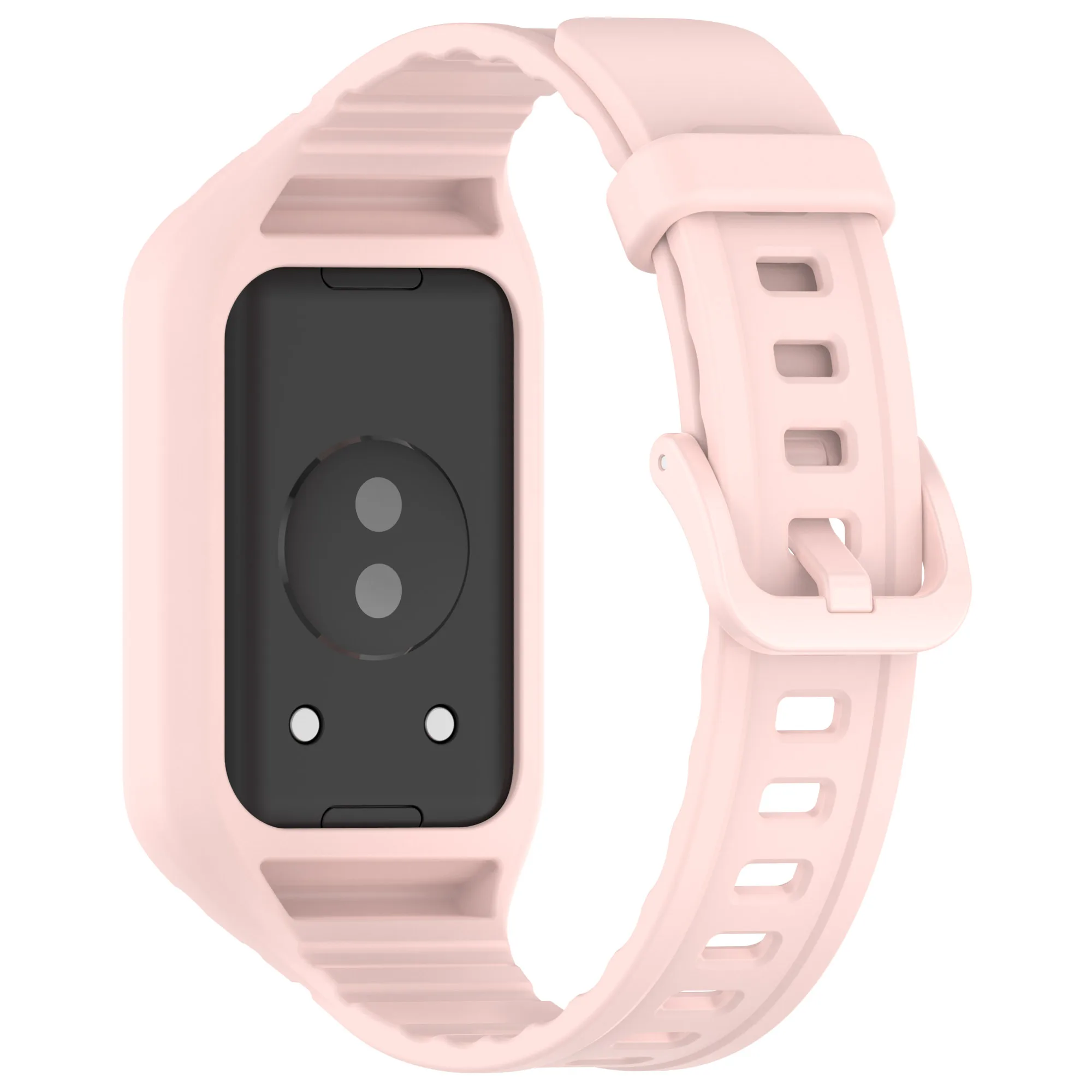 Enhanced Silicone Strap - Durable and Adjustable Single-Color Watchband