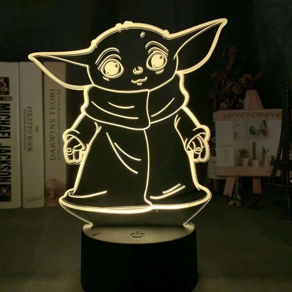 3D ночники серии Disney Yoda