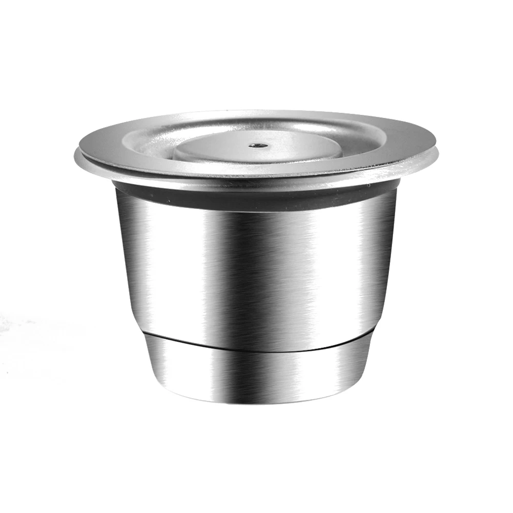 Practical Coffee Capsule Cup with Powder Press for Nespresso Refillable Coffee Maker Filter Coffeeware Supplies