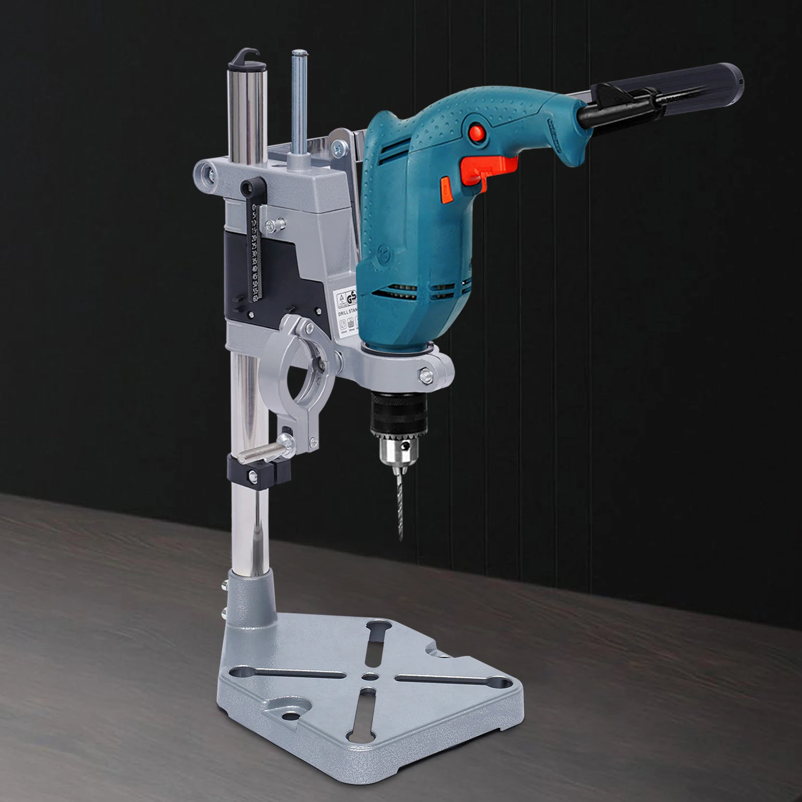 Adjustable Bench Clamp Floor Drill Press Stand Table Workbench Repair Tool For Drilling Base 4