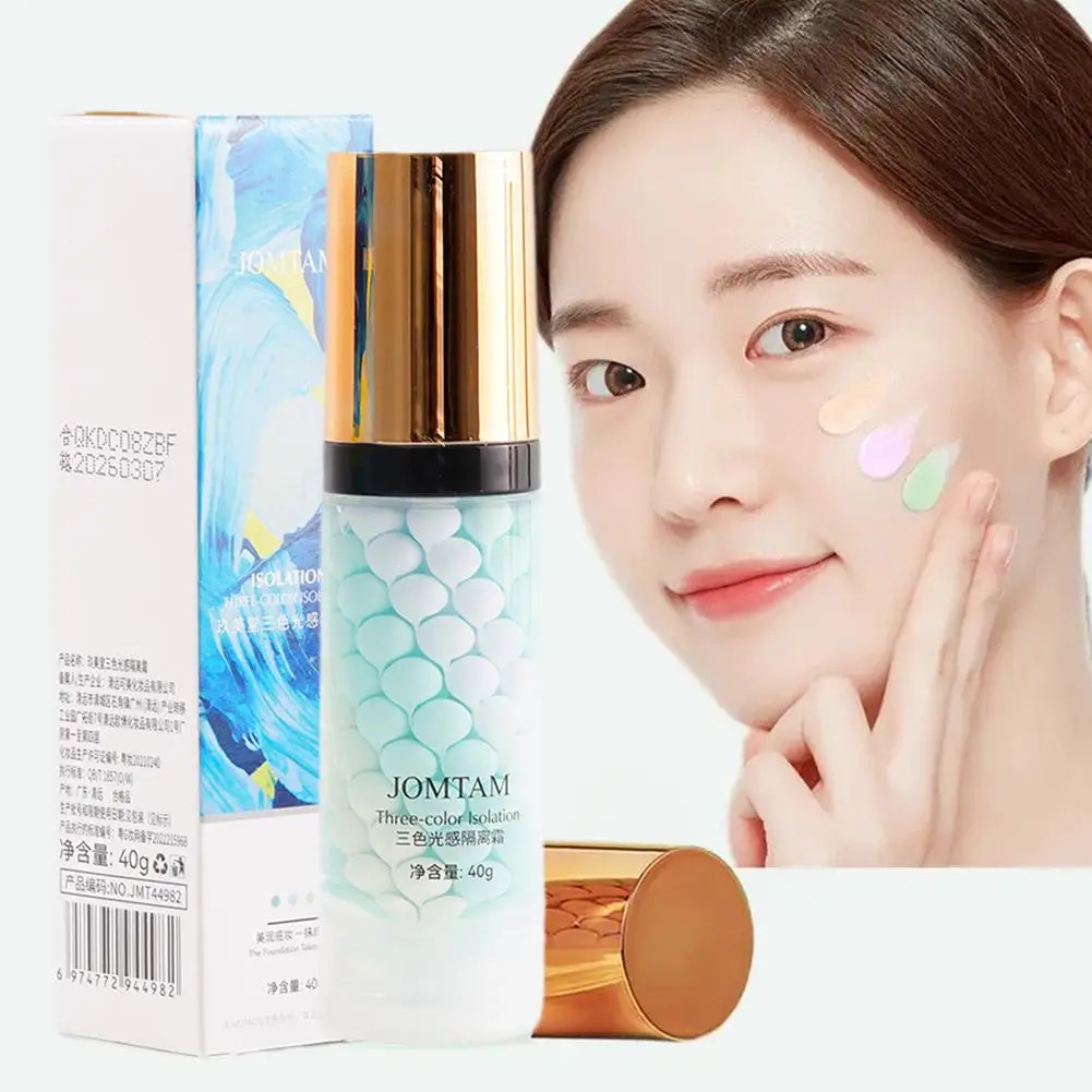 3 Color Base Mixed Isolation Lotion Foundation Primer Makeup For Face Cosmetics