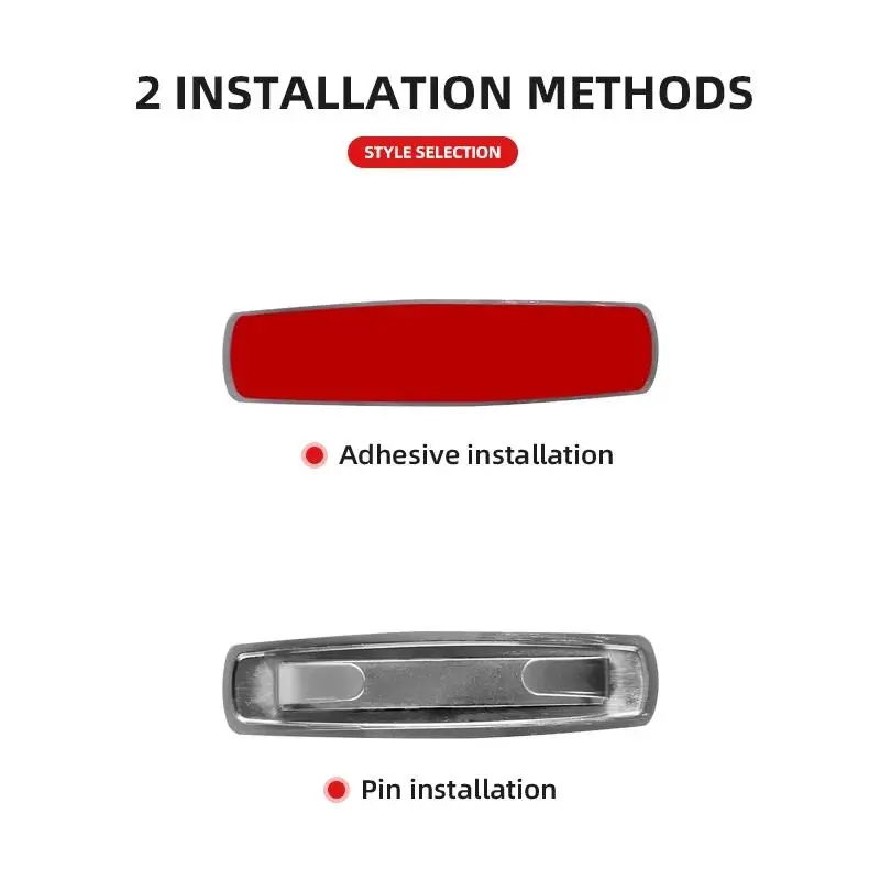 1개 시트 백 엠블럼 스티커 배지 로고 메탈 인테리어 (ABT Sline 아우디 A3 A4 B8 8P B9 8V A1 A6 C6 Q3 Q5 C7 시트 액세서리용)