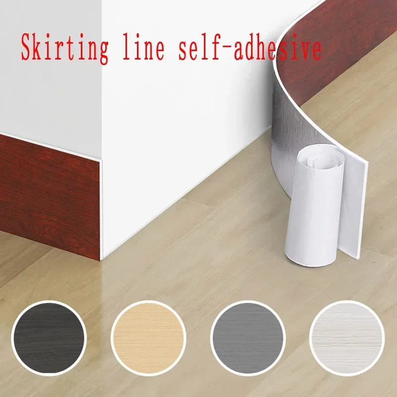 

20PCS PVC Skirting Line Self-Adhesive Wall Sticker Living Room Bedroom Corner Line Windowsill Skirting Line