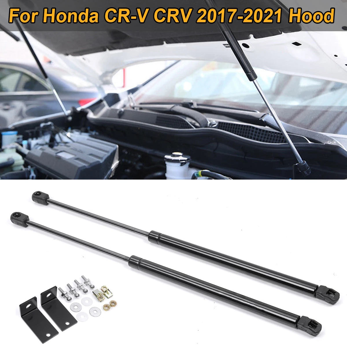 

Front Engine Bonnet Hood Gas Strut Bar Spring Shock Support Lift Rod For Honda CR-V CRV 2017 2018 2019 2020 2021 Car Accessories