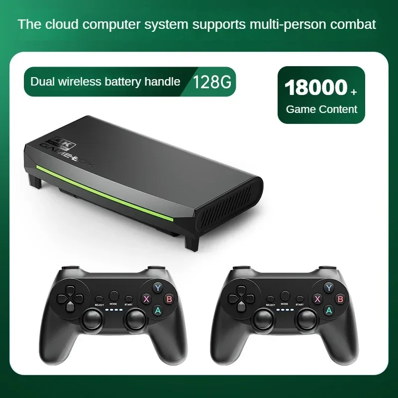 H6 Console Di Gioco Home Tv 4K Ad Alta Definizione Maniglia Di Ricarica 128G Decine Di Migliaia Di Giochi Arcade Dual Player Psp Simulator