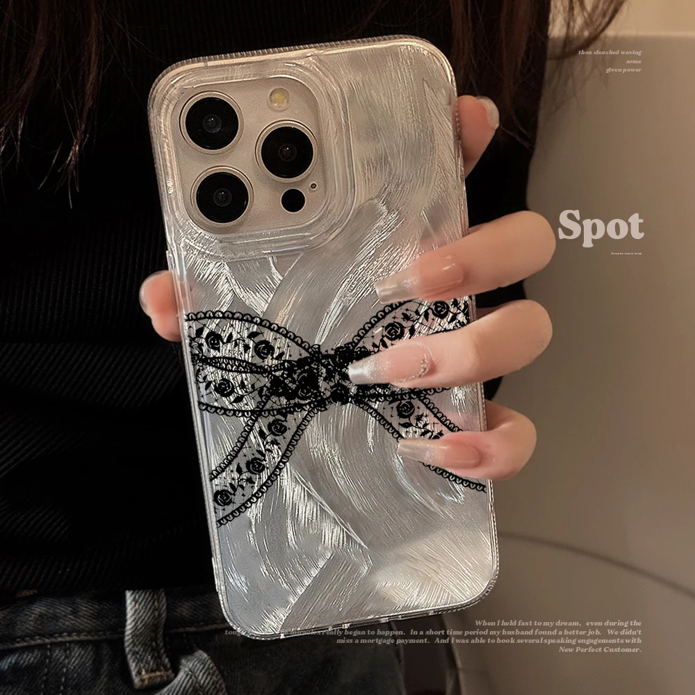 Elegant Hollow Lace Design Phone Case Cover
