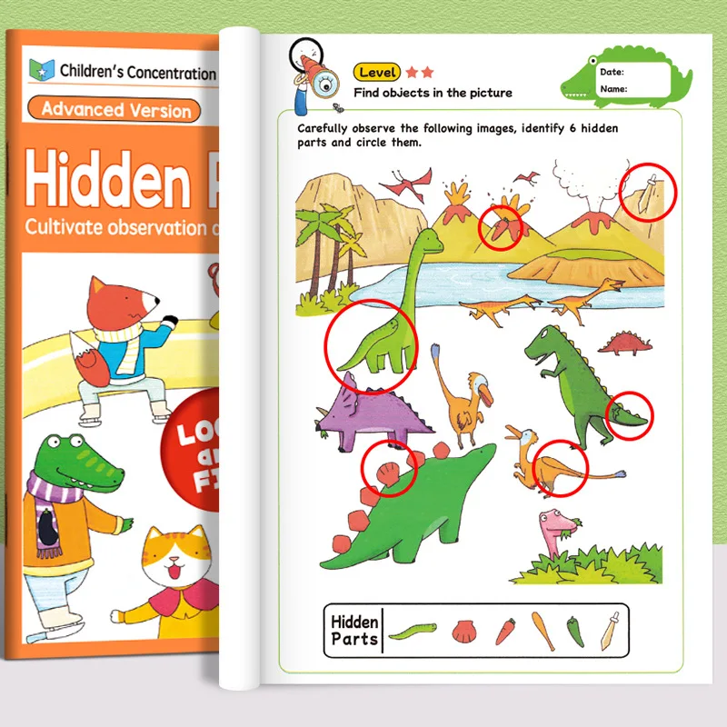 Interactive Children's Activity Book: Fun Hidden Item Search Game