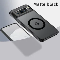 Custodia Armor con Ricarica Wireless Magnetica - Protezione Shockproof Matte e Trasparente di Grado Militare