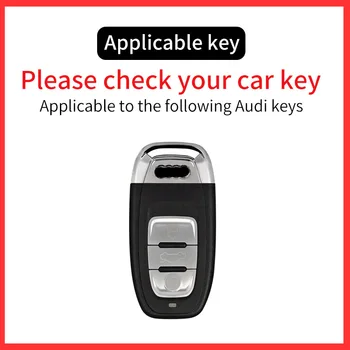 Cover chiate/telecomando per Audi A1 A3 A6l A4L A8l A5 Q5 Q7 portachiavi anello Shell telecomando Smart Protect accessori Auto intelligenti 3 Cover chiate/telecomando per Audi A1 A3 A6l A4L A8l A5 Q5 Q7 portachiavi anello Shell telecomando Smart Protect accessori Auto intelligenti - Custodia protettiva per chiave in TPU per Audi A1 A3 A6l A4L A8l A5 Q5