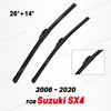 Wiper Front Wiper Blades For Suzuki SX4 2006 - 2020 Windshield Windscreen Clean Window Car Rain Brushes Nature 26"+14" 1