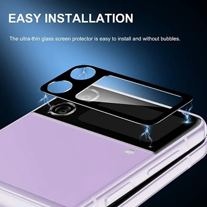 Premium 3D Curved Camera Lens Protector - Anti-Scratch Full Cover Glass Film
