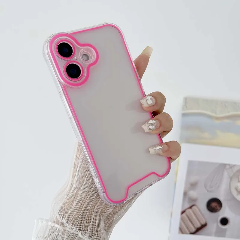 Coque lumineuse en silicone pour iPhone 16, compatible modèles 16pro, 14, 11, 12, 13, 14 Pro Max, 15 Pro, XR, XS Max_voghion.com