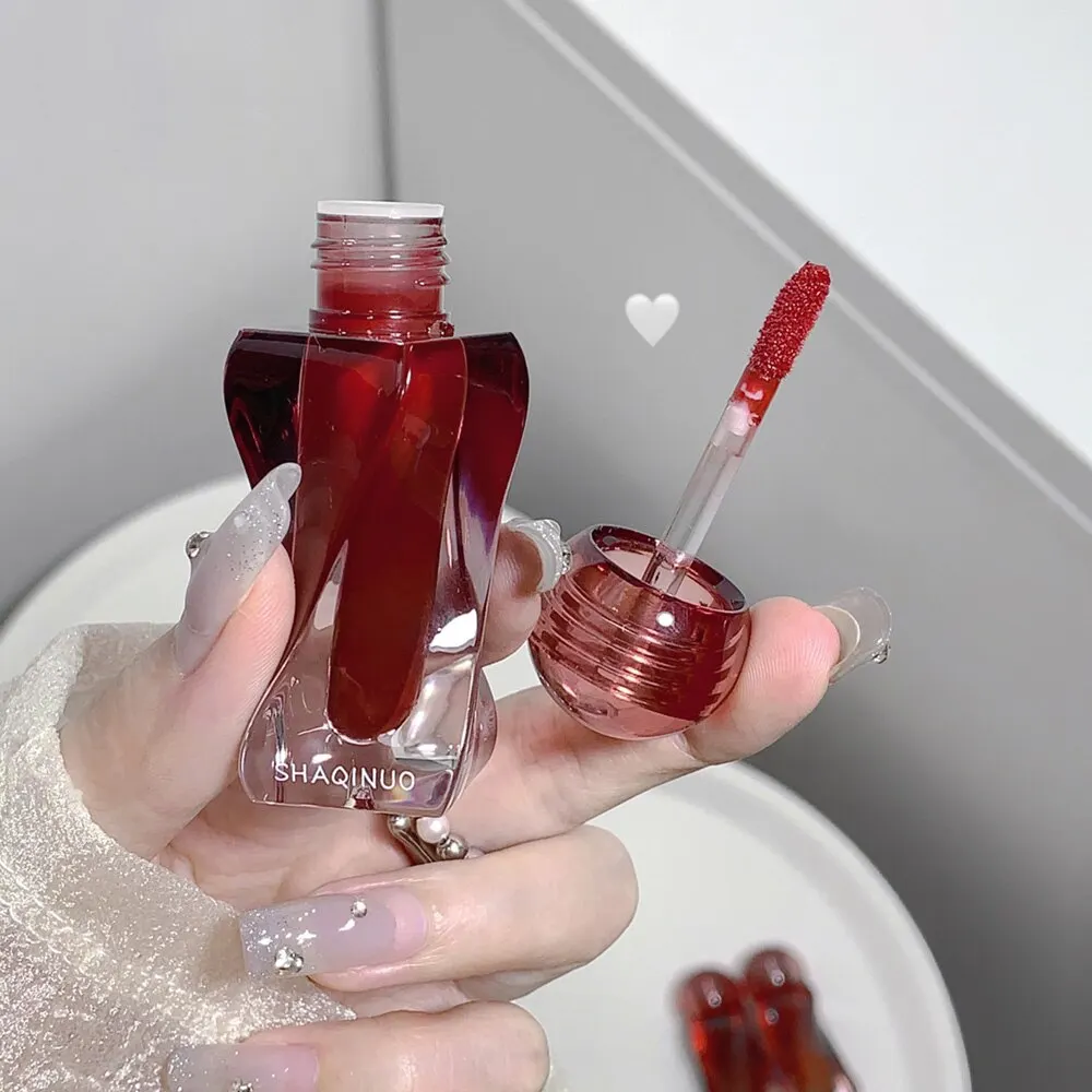 Artistic Soft Mist Mousse Lip Glaze Velvet Matte Lipstick Holding Makeup Not Easy to Sticky Cosmetics Lipstick 4