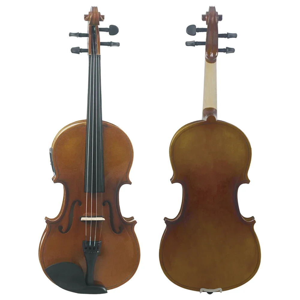 

Astonvilla 4/4 Electric Acoustic Violin Retro EQ Acoustic Violin Solid Wood Fiddle Stringed Instrument With Case Bow Accessoires