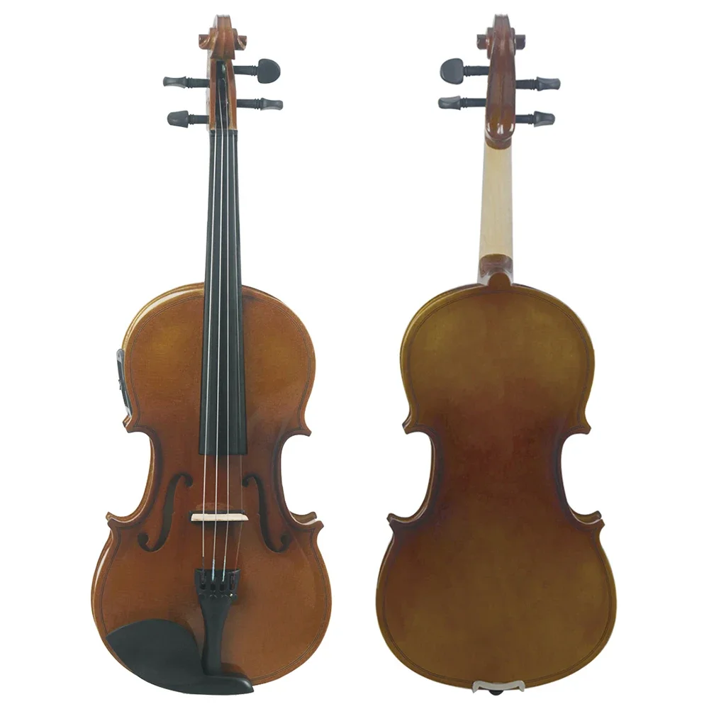 Violino Professionale 4/4 Acustico Retro Eq Violino Elettrico Acustico Violino Con Custodia Arco Violino In Legno Massello Per Studenti Principianti