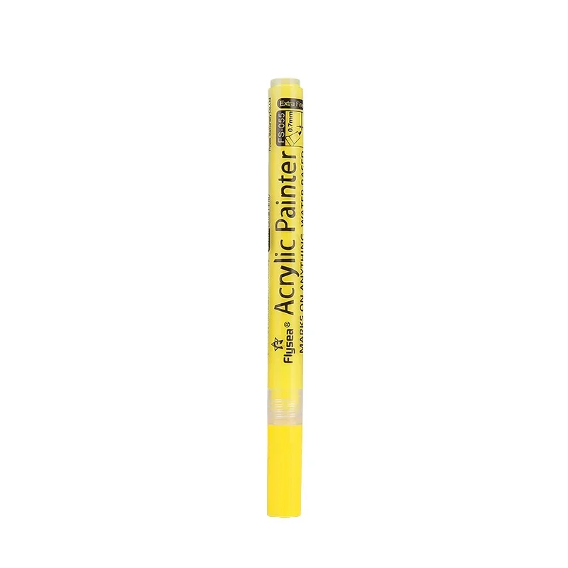 1pc Clear Printing Acrylic Marker Color Pen Oil-based Soft Tip Marker Pen Grip Graffiti Art Paint